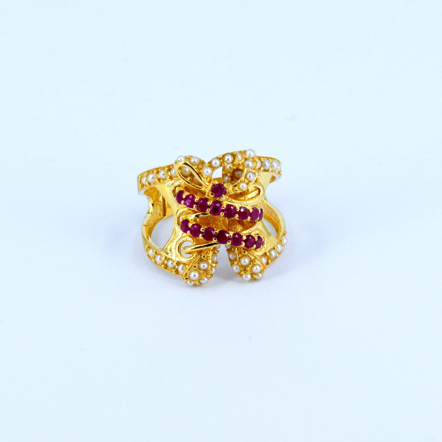 Ruby Ribbon Ring