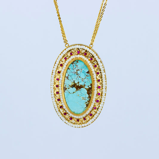 Oval Fairouz Necklace