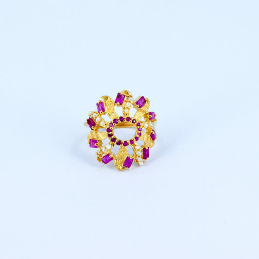 Circle Ruby Ring