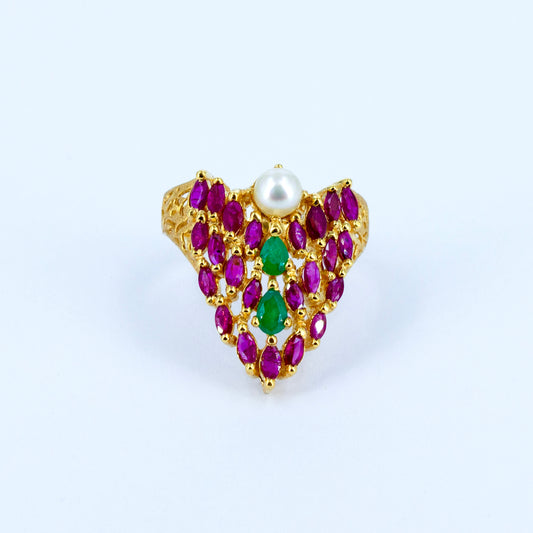 Ruby Emerald Ring